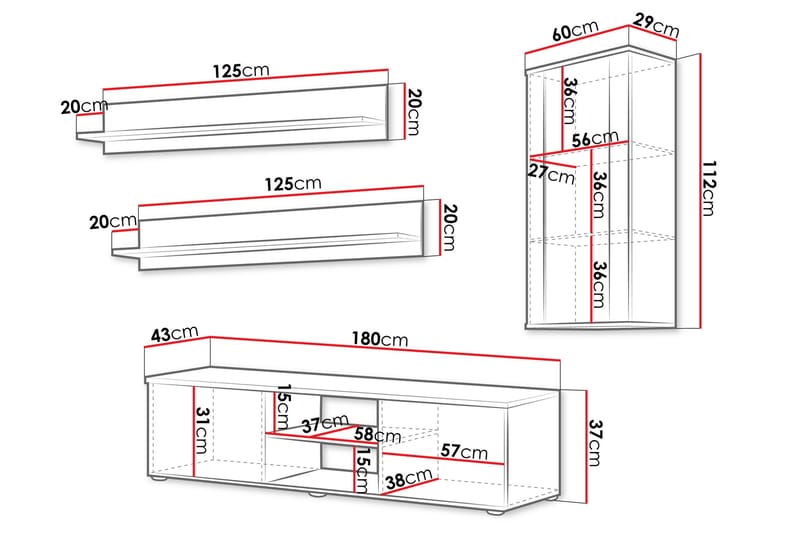 Lyrosen Møbelsæt Til Stue - Beige - Møbler - Møbelsæt - Møbelsæt til stuen