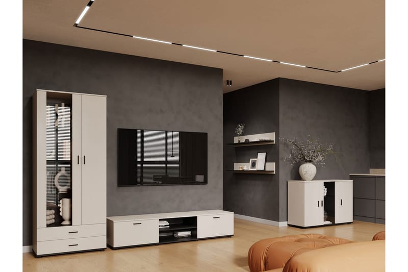 Lyrosen Møbelsæt Til Stue - Beige - Møbler - Møbelsæt - Møbelsæt til stuen