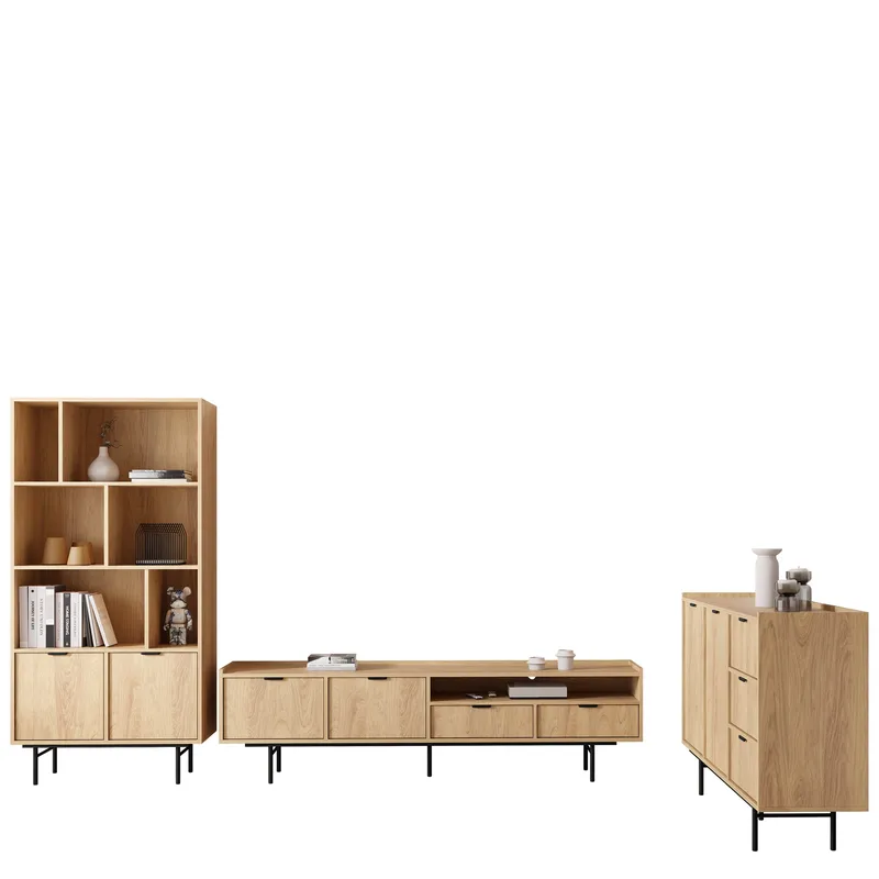 møbelsæt Edison Hickory-eg, Hickory-eg