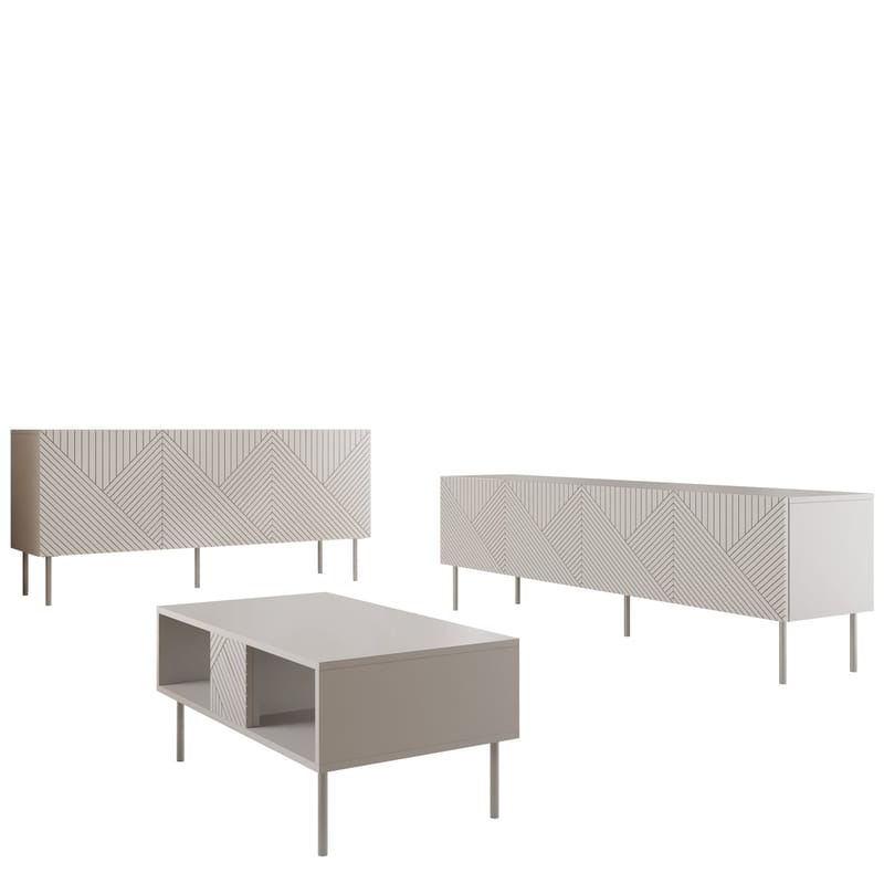 møbelsæt Møbler ART DECO I beige, undefined