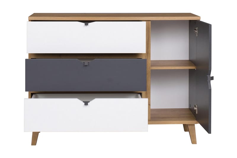 Memone soveværelsessæt barn - Beige / Grå / Hvid - Møbler - Møbelsæt - Møbelsæt til soveværelse