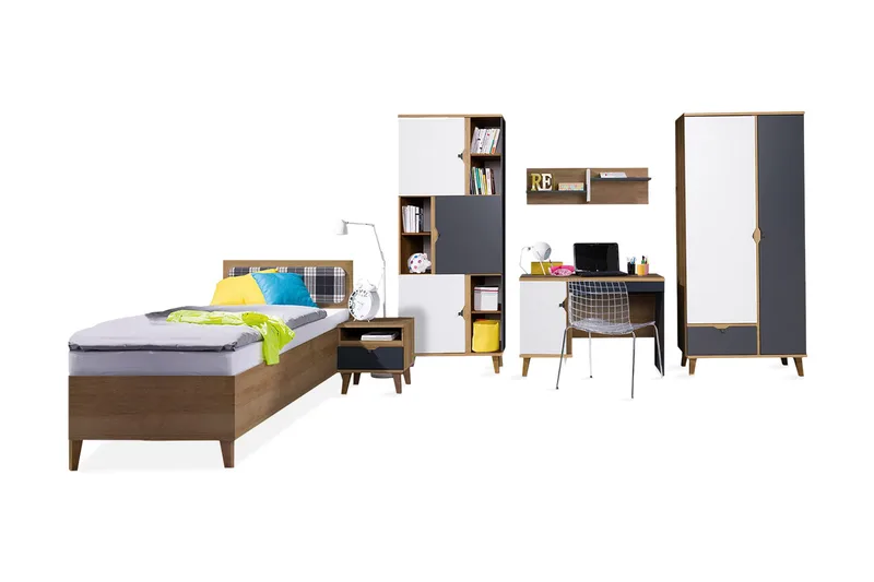 Memone soveværelsessæt barn - Flerfarvet - Møbler - Møbelsæt - Møbelsæt til soveværelse