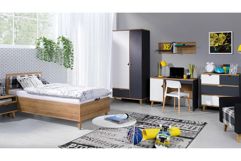 Memone soveværelsessæt barn, Hvid