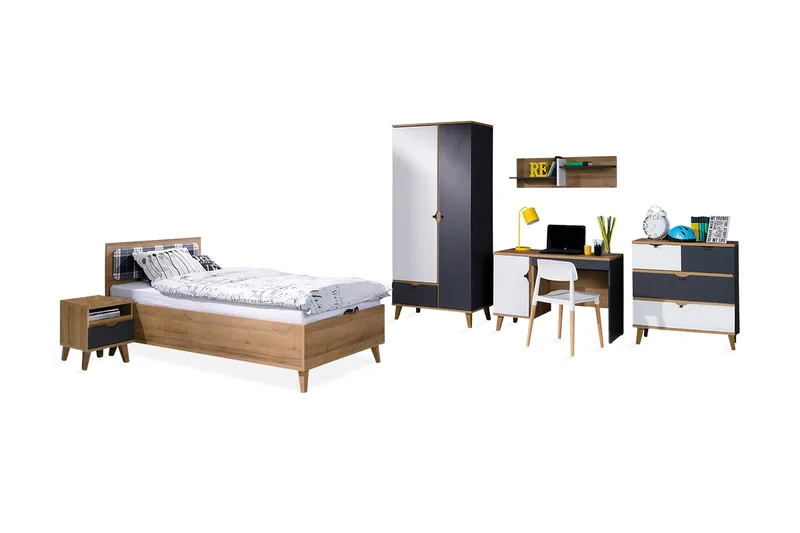 Memone soveværelsessæt barn - Hvid - Møbler - Møbelsæt - Møbelsæt til soveværelse