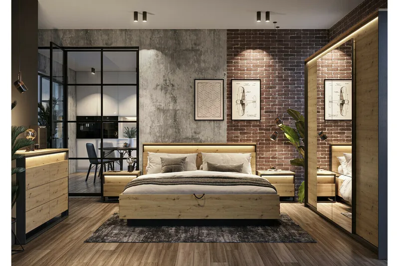 Rathmore Möbelset För Sovrum Black - Møbler - Møbelsæt - Møbelsæt til soveværelse