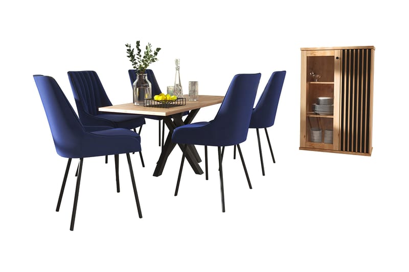 Aldbrough Møbelsæt til Komfurestue - Træ/Sort - Hus & renovering - Køkken & bad - Køkken & bryggers - Køkkenmøbler