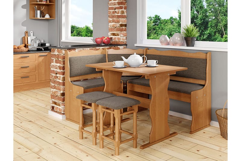 Mini køkkenskab - Beige / Brun - Møbler - Borde - Spisebordssæt