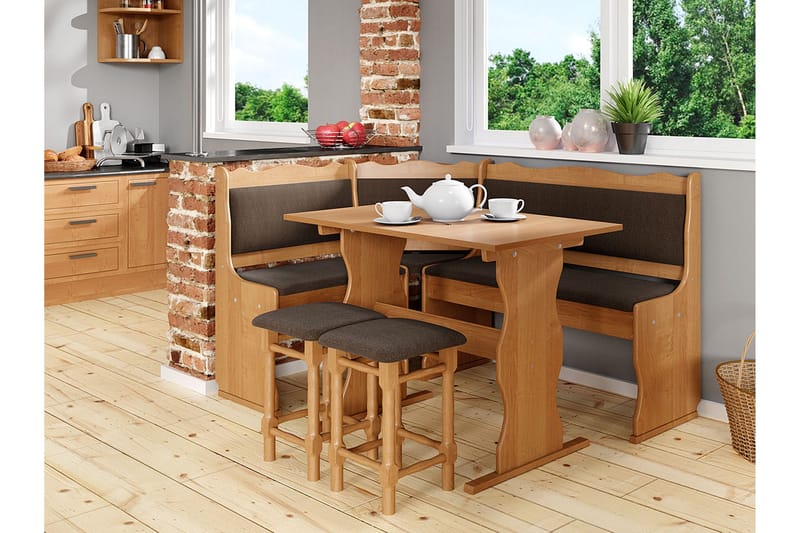 Mini køkkenskab - Beige / Brun - Møbler - Borde - Spisebordssæt