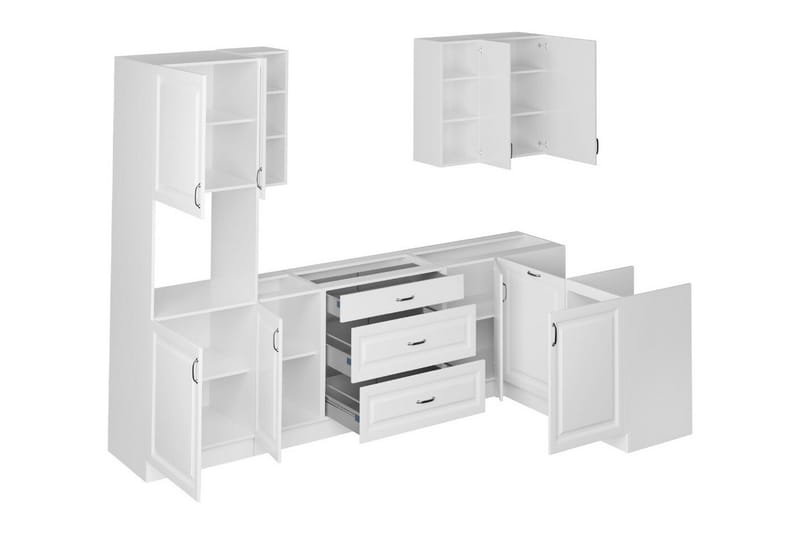 Templemore Möbelset För Kök & Matplats White - Møbler - Møbelsæt - Møbelsæt til køkken & spisestue