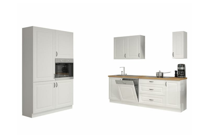 Templemore Möbelset För Kök & Matplats White/Wood, undefined