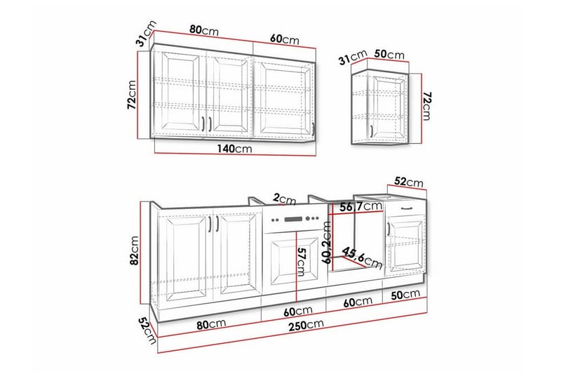 Templemore Møbelsæt til Køkken & Spisestue - Møbler - Møbelsæt - Møbelsæt til køkken & spisestue