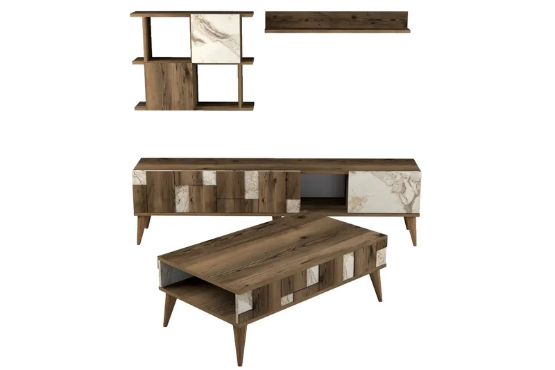 Alsacia Stuemøbelsæt 180 cm - Møbler - Møbelsæt - Møbelsæt til stuen