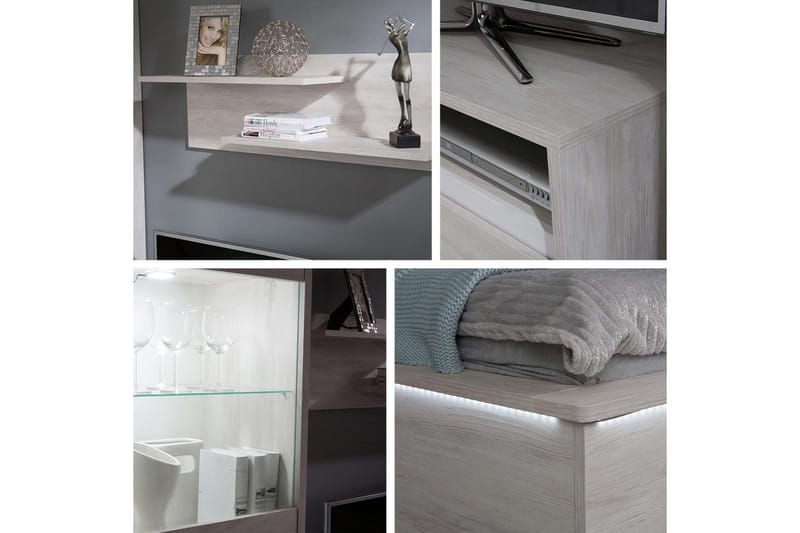 Denver stuesæt - Brun - Møbler - Møbelsæt - Møbelsæt til stuen