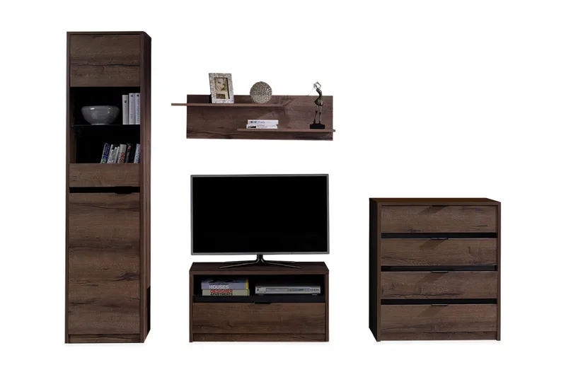 Denver stuesæt - Brun - Møbler - Møbelsæt - Møbelsæt til stuen