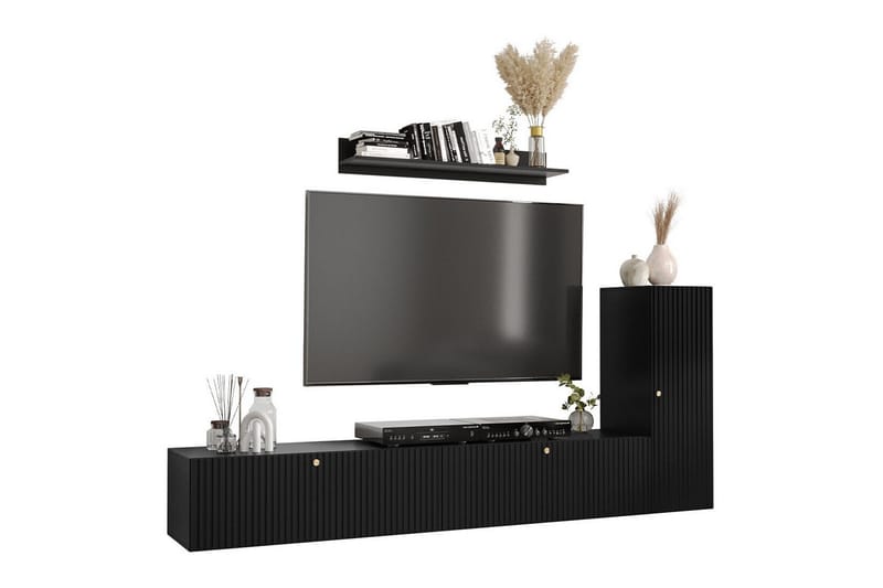 Dunvegan Möbelset För Vardagsrum Black, undefined