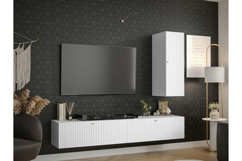 Dunvegan Möbelset För Vardagsrum White - Møbler - Møbelsæt - Møbelsæt til stuen