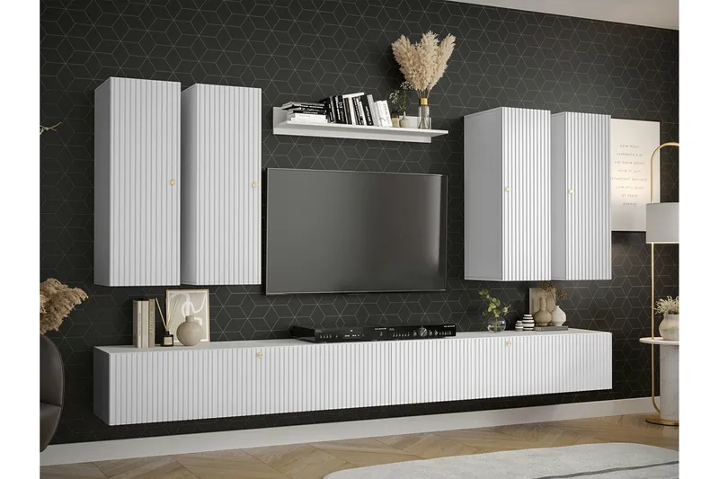 Dunvegan Möbelset För Vardagsrum White - Møbler - Møbelsæt - Møbelsæt til stuen