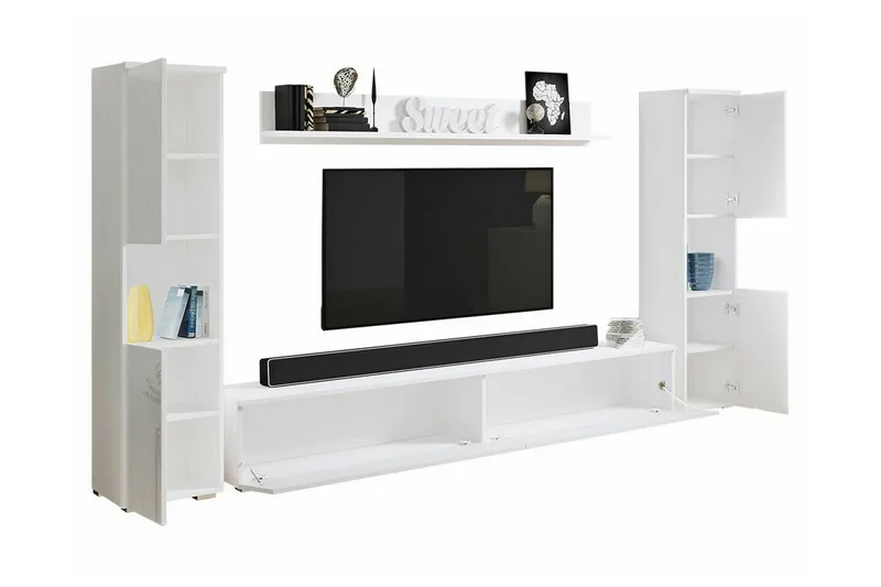 Galbally Möbelset För Vardagsrum Brown - Møbler - Møbelsæt - Møbelsæt til stuen