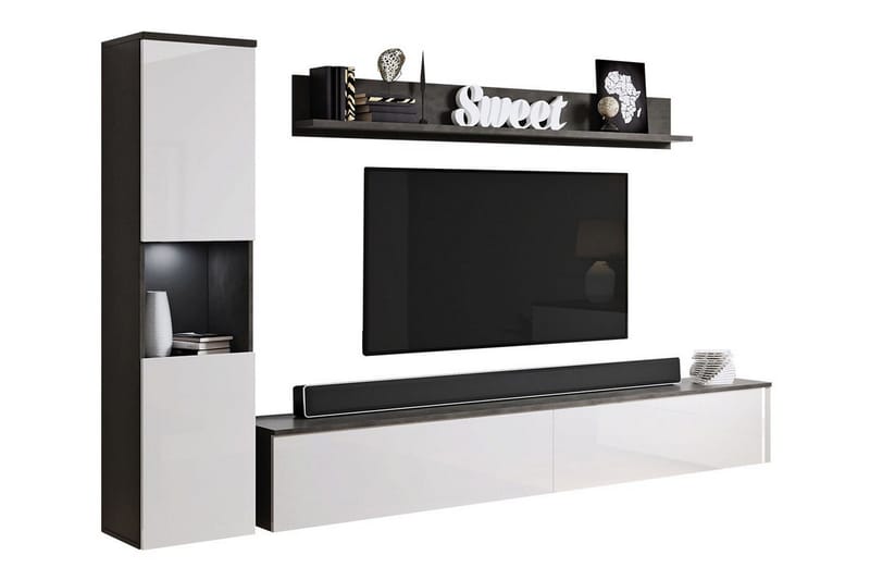 Galbally Møbelsæt til stue, Hvid