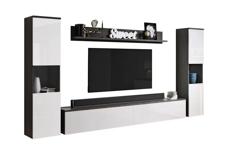 Galbally Møbelsæt til stue, Hvid