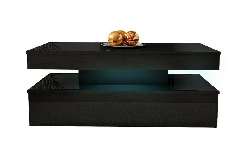 Glenndale Møbelpakke Stue med Belysning - Sort - Møbler - Møbelsæt - Møbelsæt til stuen