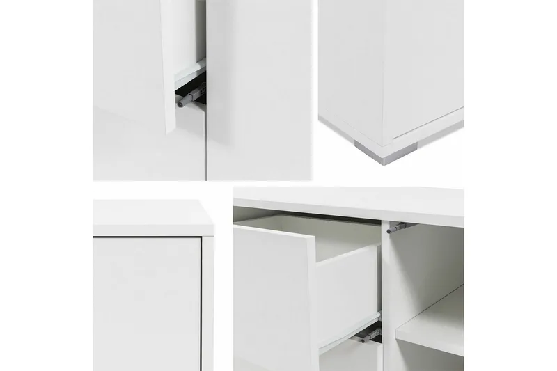 Kintore Möbelset För Vardagsrum White - Møbler - Møbelsæt - Møbelsæt til stuen