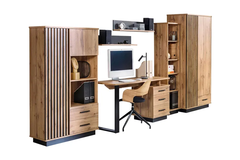 Møbelsæt til stuen - Sort|Eg - Møbler - Møbelsæt - Møbelsæt til stuen