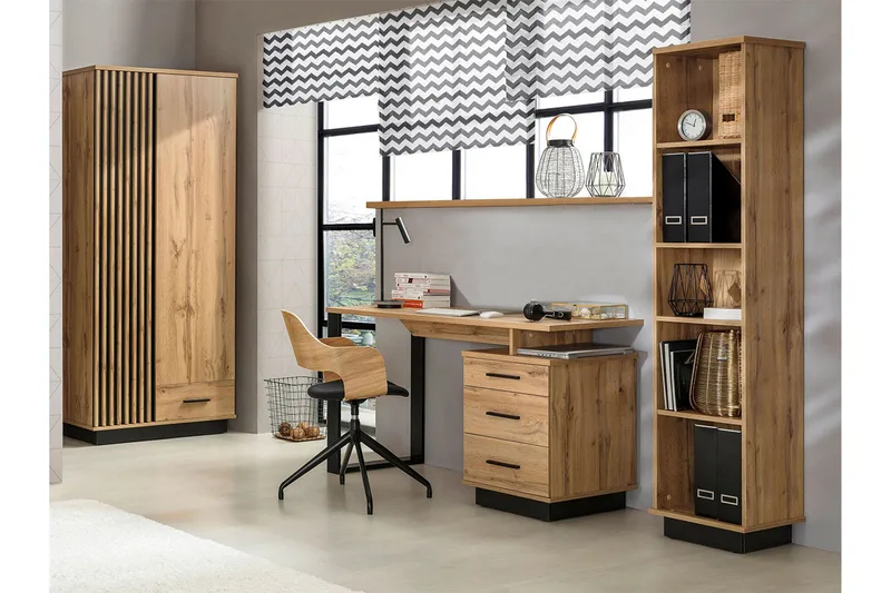 Møbelsæt til stuen, Sort|Eg