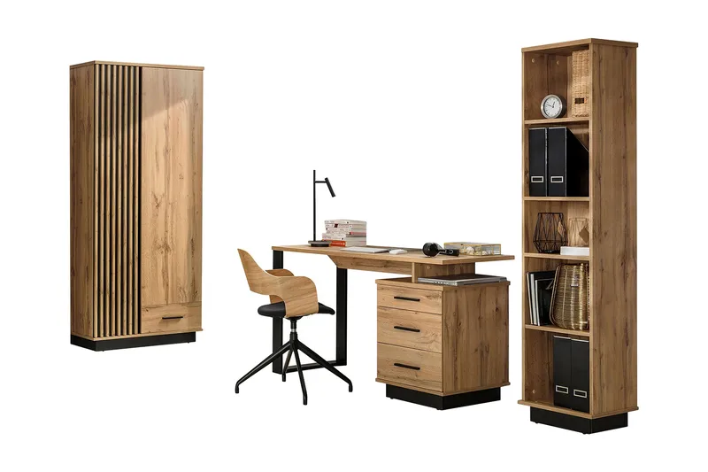 Møbelsæt til stuen - Sort|Eg - Møbler - Møbelsæt - Møbelsæt til stuen