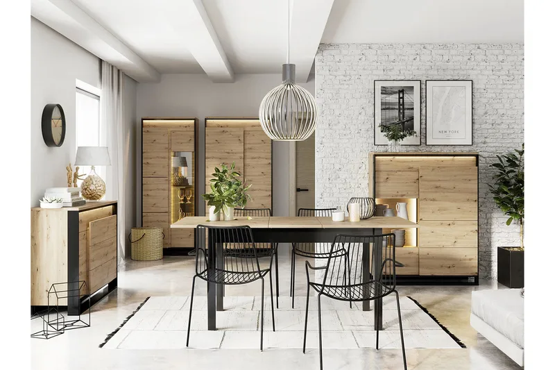 Quant Stuesæt, Eg/Sort