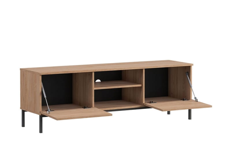 Querty Stuesæt LED-belysning 6 Dele Hvid LED - Natur - Møbler - Møbelsæt - Møbelsæt til stuen