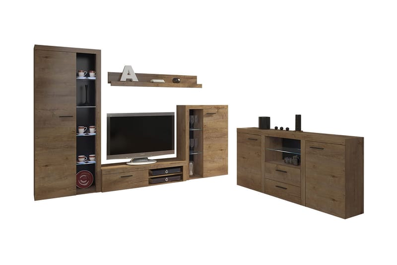 Rumba Stuesæt - Beige / Brun - Møbler - Møbelsæt - Møbelsæt til stuen