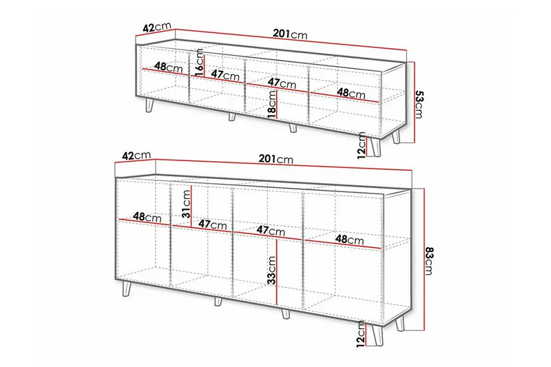 Strontian Möbelset För Vardagsrum Scandinavian Choice Black - Møbler - Møbelsæt - Møbelsæt til stuen