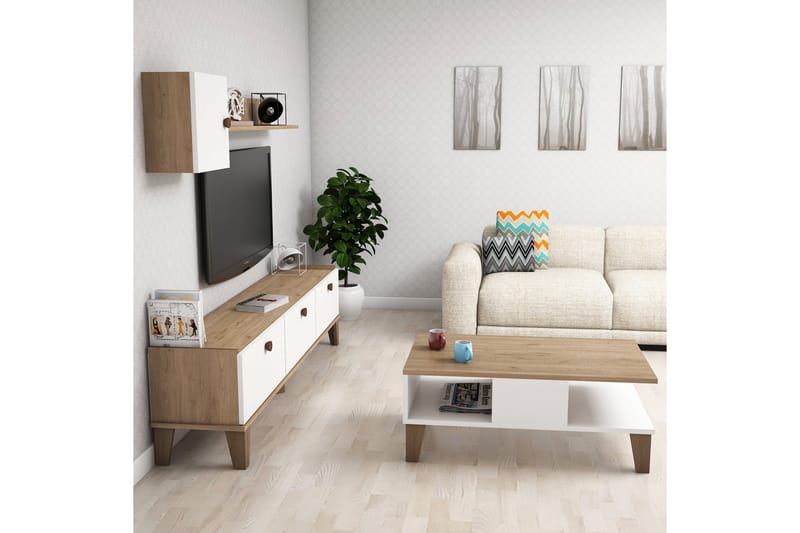 Stue Møbler Sæt I | Hvid - Møbelsæt til stuen