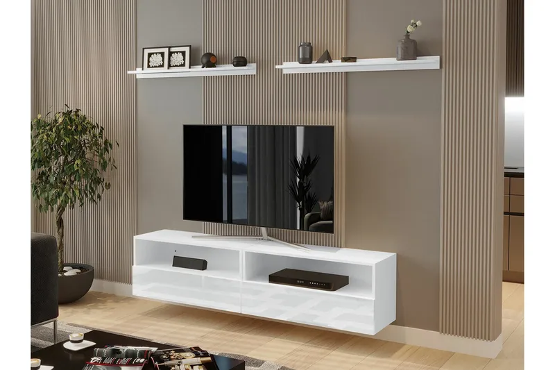 Summerville Möbelset För Vardagsrum White - Møbler - Møbelsæt - Møbelsæt til stuen