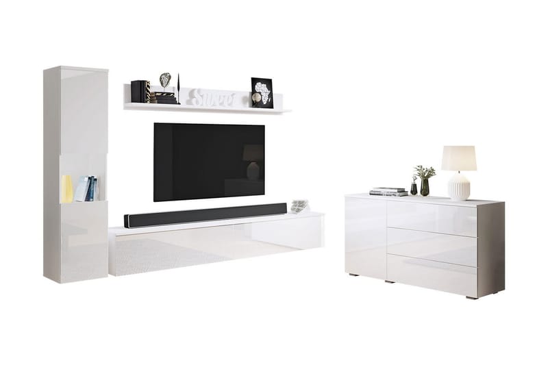Valga Møbelsæt Til Stue Hvid - Hvid - Møbler - Møbelsæt - Møbelsæt til stuen