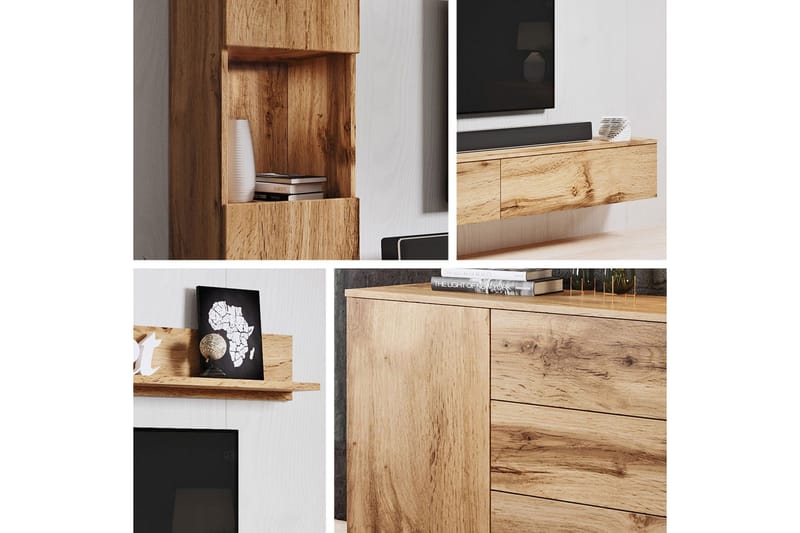 Valga Møbelsæt Til Stue Hvid - Hvid - Møbler - Møbelsæt - Møbelsæt til stuen