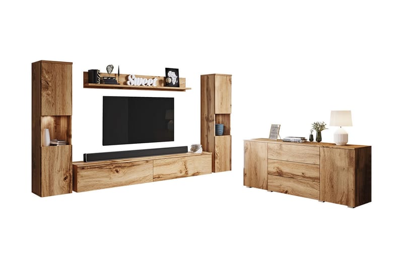 Valga Møbelsæt Til Stue Natur - Natur - Møbler - Møbelsæt - Møbelsæt til stuen