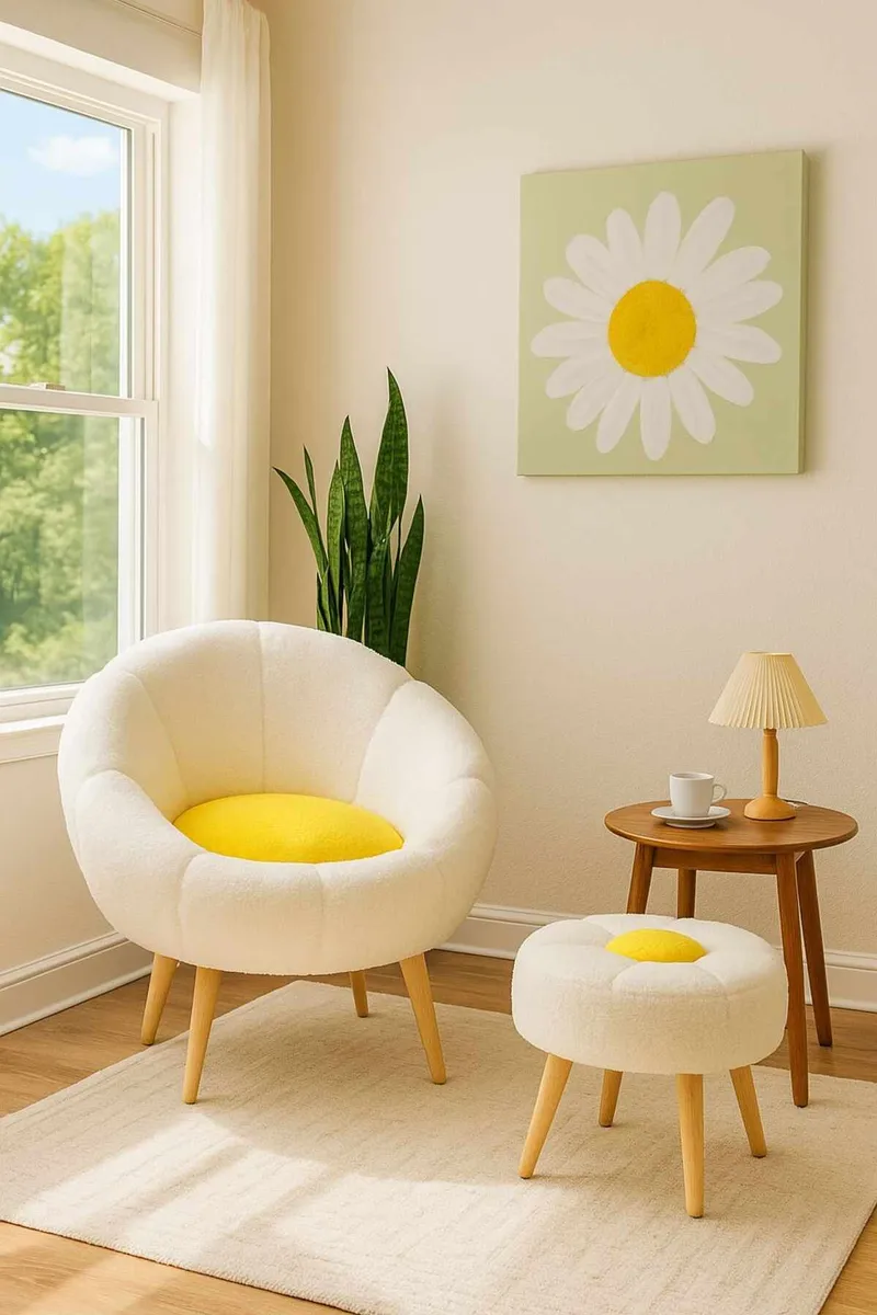 Wing Chair & Side Table Set (2 Pieces) Atelier Del Sofa, undefined