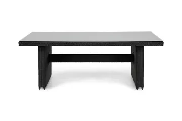 Marcus Spisebord 200x100 cm - Sort - Havemøbler - Havebord - Spisebord & havebord