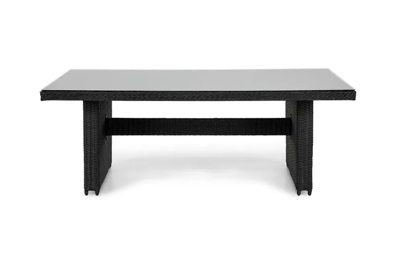 Marcus Spisebord 200x100 cm - Sort - Havemøbler - Havebord - Spisebord & havebord