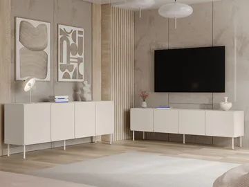 Marros Møbelsæt Skænk 200 cm - Beige - Møbler - Møbelsæt - Møbelsæt til stuen