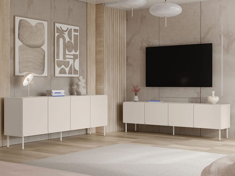 Marros Møbelsæt Skænk 200 cm - Beige - Møbler - Møbelsæt - Møbelsæt til stuen