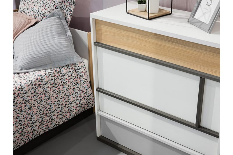 Metropolitan Møbelsæt til Soveværelse - Brun/Hvid/Lysgrå/Sort - Møbler - Møbelsæt - Møbelsæt til soveværelse