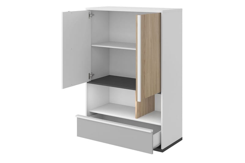 Metropolitan Møbelsæt til Soveværelse - Brun/Hvid/Lysgrå/Sort - Møbler - Møbelsæt - Møbelsæt til soveværelse