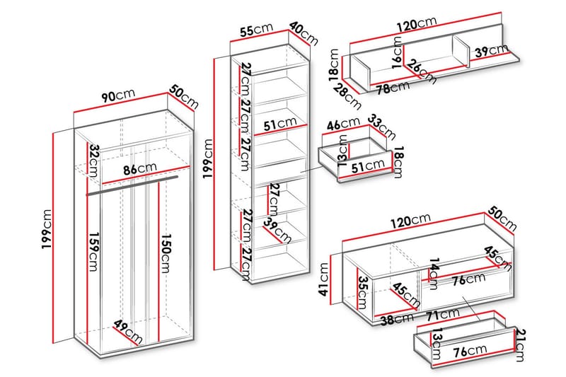 Metropolitan Møbelsæt til Stue - Møbler - Møbelsæt - Møbelsæt til stuen