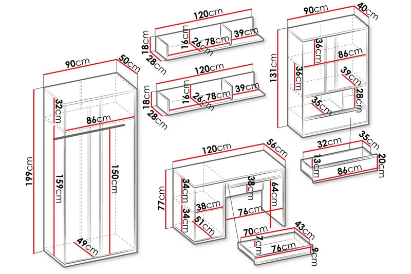 Metropolitan Møbelsæt til Stue - Møbler - Møbelsæt - Møbelsæt til stuen
