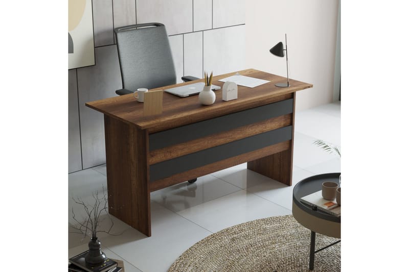 Belloch Møbelsæt Kontor - Teak/Antracit - Møbler - Møbelsæt - Møbelgruppe til kontor
