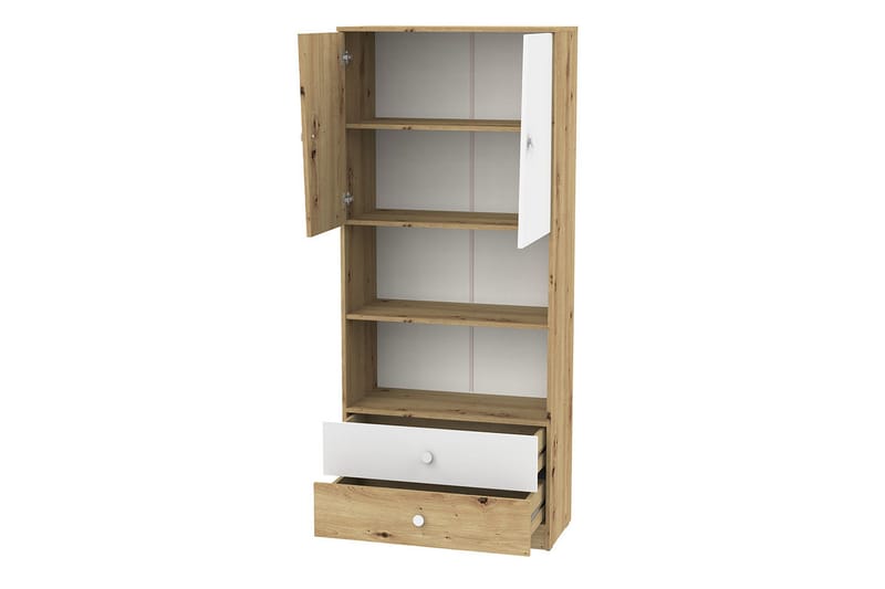 Møbelsæt til Kontor NERO - Natur/Hvid - Møbler - Møbelsæt - Møbelgruppe til kontor