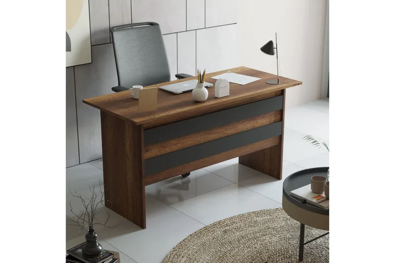 Saratella Møbelsæt Kontor - Teak/Antracit - Møbler - Møbelsæt - Møbelgruppe til kontor